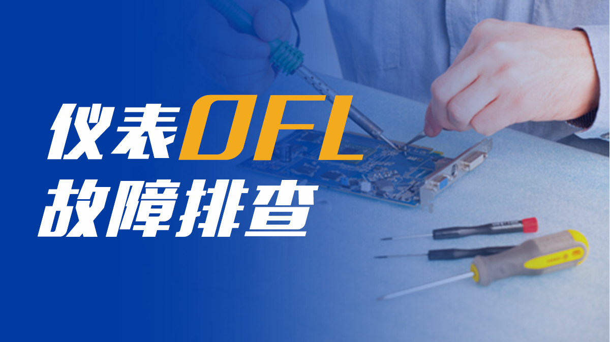 技術(shù)講堂 | 如何排查稱重儀表OFL故障