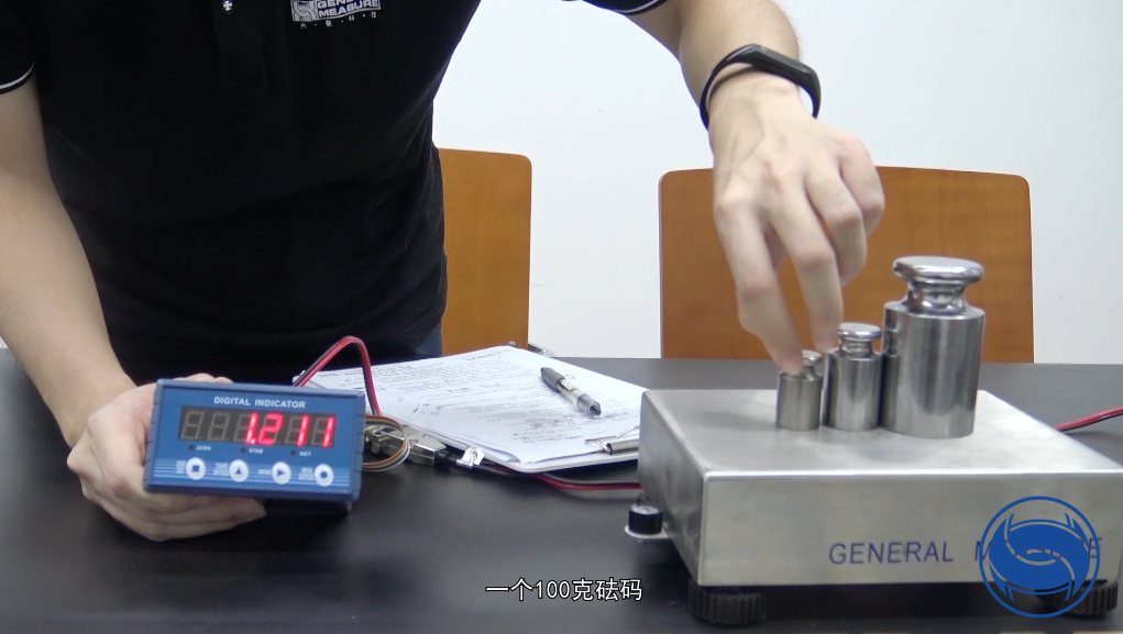 GMT-P1稱重顯示器的標(biāo)定方法的無砝碼標(biāo)定